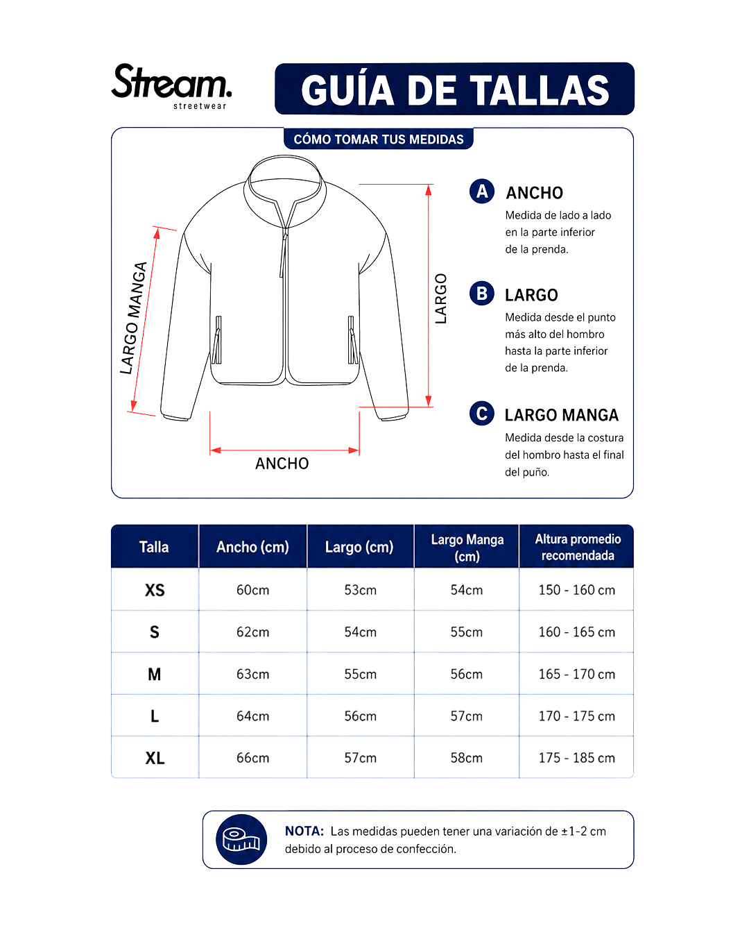 Chaqueta Invierno ( Negra )